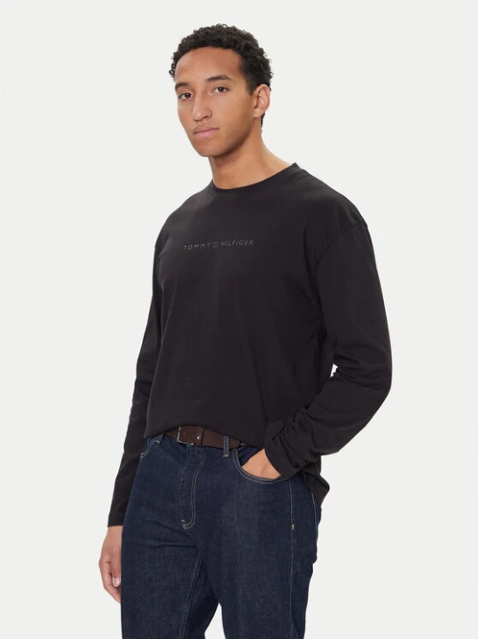 Zdjęcie produktu Tommy Hilfiger Longsleeve UM0UM03651 Czarny Regular Fit