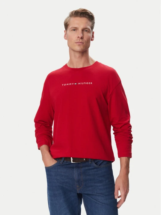 Zdjęcie produktu Tommy Hilfiger Longsleeve UM0UM04014 Czerwony Regular Fit