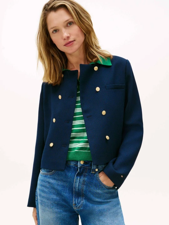 Zdjęcie produktu Tommy Hilfiger Marynarka | Regular Fit | z dodatkiem wełny granatowy