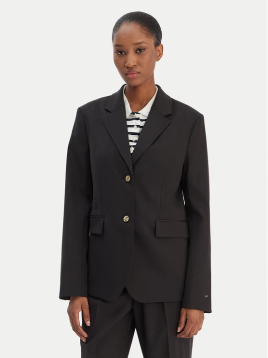 Zdjęcie produktu Tommy Hilfiger Marynarka Timeless WW0WW46662 Czarny Regular Fit
