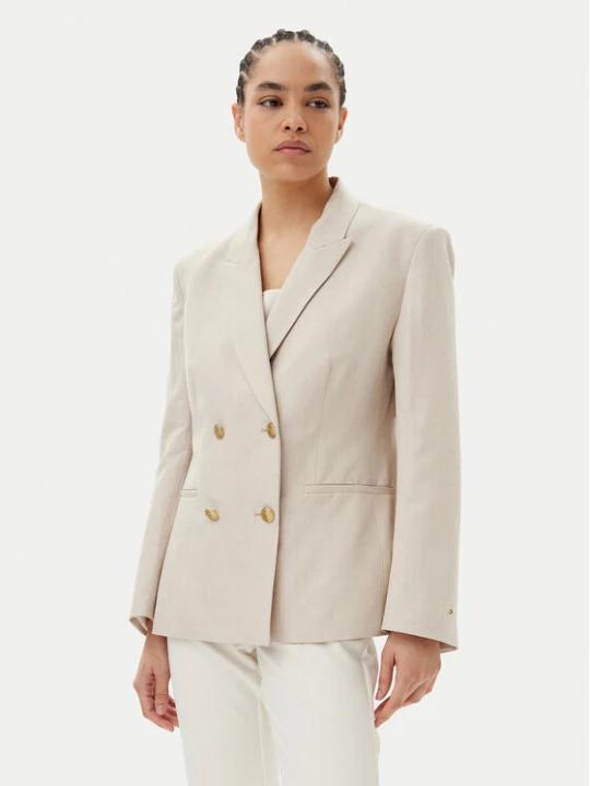 Zdjęcie produktu Tommy Hilfiger Marynarka WW0WW45466 Beżowy Regular Fit