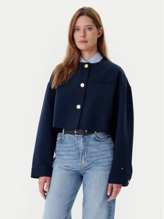 Zdjęcie produktu Tommy Hilfiger Marynarka WW0WW46519 Granatowy Relaxed Fit