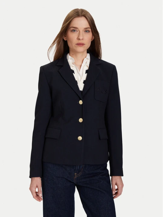 Zdjęcie produktu Tommy Hilfiger Marynarka WW0WW46660 Granatowy Slim Fit