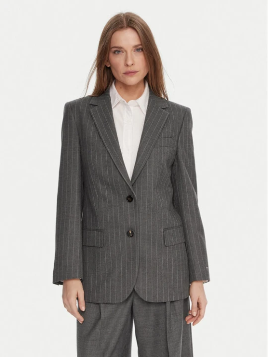Zdjęcie produktu Tommy Hilfiger Marynarka WW0WW48262 Szary Relaxed Fit