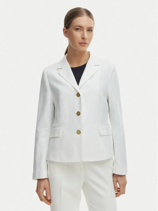 Zdjęcie produktu Tommy Hilfiger Marynarka WW0WW49335 Biały Slim Fit