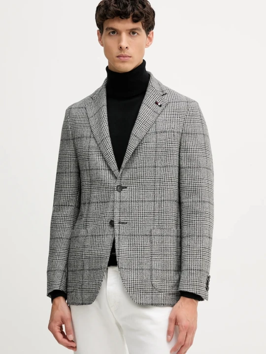 Zdjęcie produktu Tommy Hilfiger marynarka z dodatkiem wełny szary