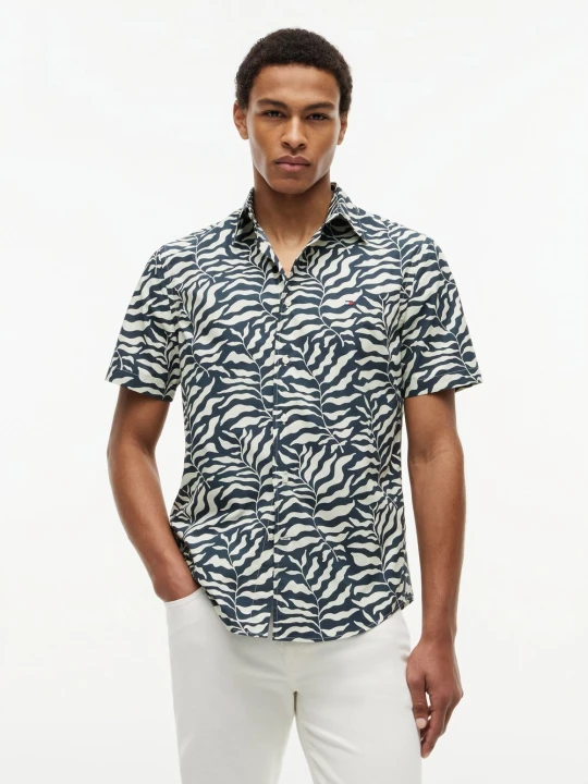 Zdjęcie produktu Tommy Hilfiger koszula casual Mężczyźni Regular Fit Bawełna (100%) szary