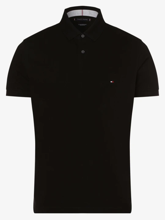 Zdjęcie produktu Tommy Hilfiger koszulka polo Mężczyźni Bawełna czarny