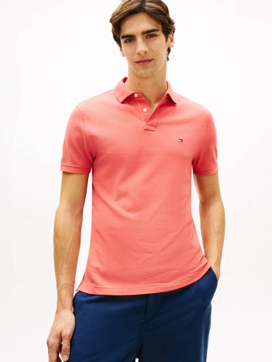 Zdjęcie produktu Tommy Hilfiger koszulka polo Mężczyźni Bawełna czerwony