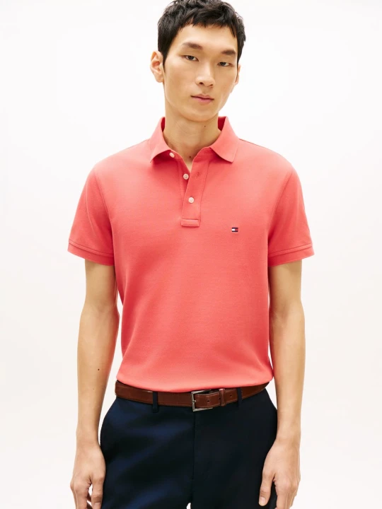 Zdjęcie produktu Tommy Hilfiger koszulka polo Mężczyźni Bawełna czerwony