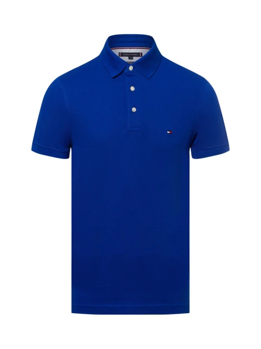 Zdjęcie produktu Tommy Hilfiger koszulka polo Mężczyźni Bawełna niebieski