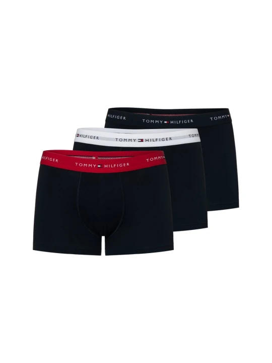 Zdjęcie produktu Tommy Hilfiger kąpielówki w 3-paku Mężczyźni Bawełna niebieski