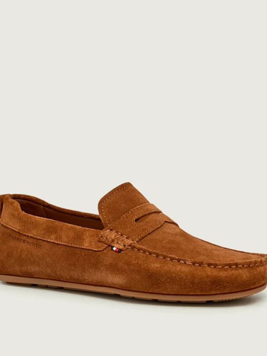 Zdjęcie produktu Tommy Hilfiger Mokasyny DRIVER | zamsz brązowy