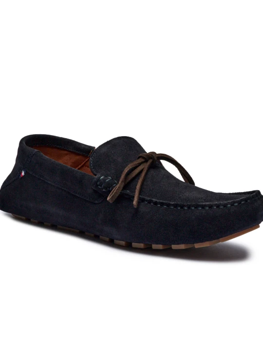 Zdjęcie produktu Tommy Hilfiger Mokasyny DRIVER | zamsz granatowy