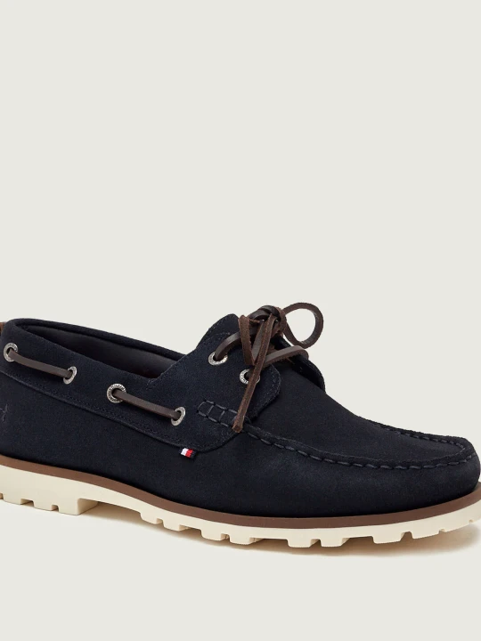 Zdjęcie produktu Tommy Hilfiger Mokasyny HILIFGER LIGHT | zamsz granatowy