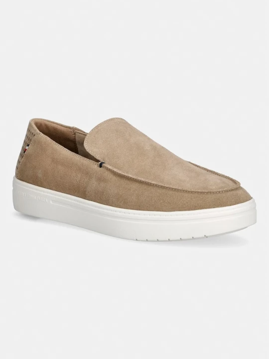 Zdjęcie produktu Tommy Hilfiger mokasyny męskie zamszowe MODERN LIGHT SUEDE LOAFER brązowy
