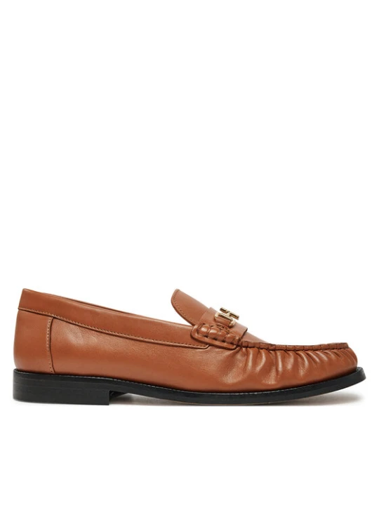 Zdjęcie produktu Tommy Hilfiger Mokasyny Soft Leather Horsebit Loafer FW0FW08414 Pomarańczowy