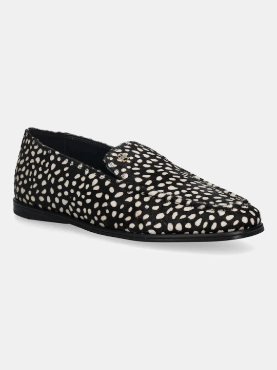 Zdjęcie produktu Tommy Hilfiger mokasyny zamszowe TH PONEY HAIR LOAFER czarny