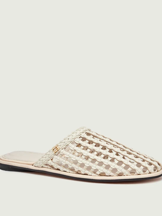 Zdjęcie produktu Tommy Hilfiger Mule | z dodatkiem skóry kremowy