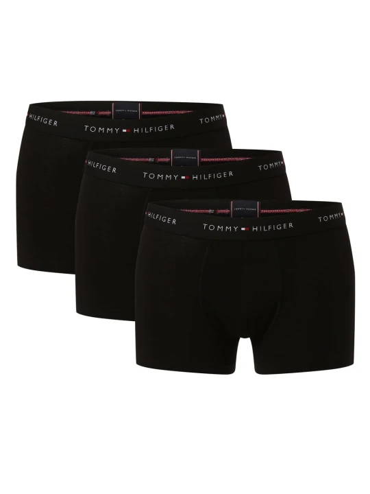 Zdjęcie produktu Tommy Hilfiger Obcisłe bokserki pakowane po 3 szt. Mężczyźni Bawełna czarny