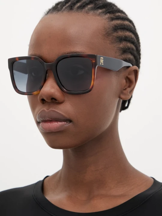 Zdjęcie produktu Tommy Hilfiger okulary przeciwsłoneczne brązowy