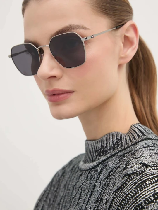Zdjęcie produktu Tommy Hilfiger okulary przeciwsłoneczne srebrny