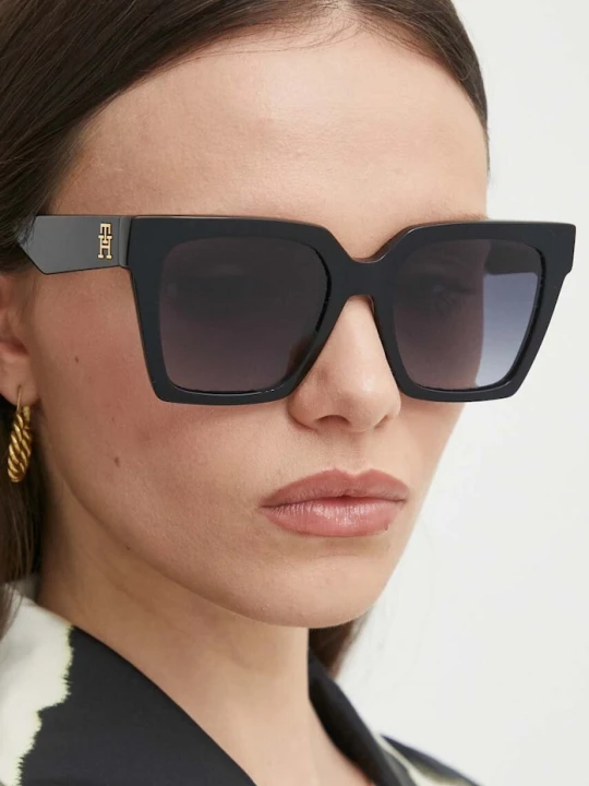 Zdjęcie produktu Tommy Hilfiger okulary przeciwsłoneczne czarny