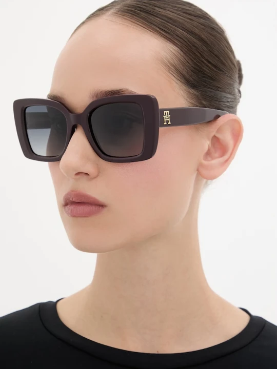 Zdjęcie produktu Tommy Hilfiger okulary przeciwsłoneczne damskie fioletowy