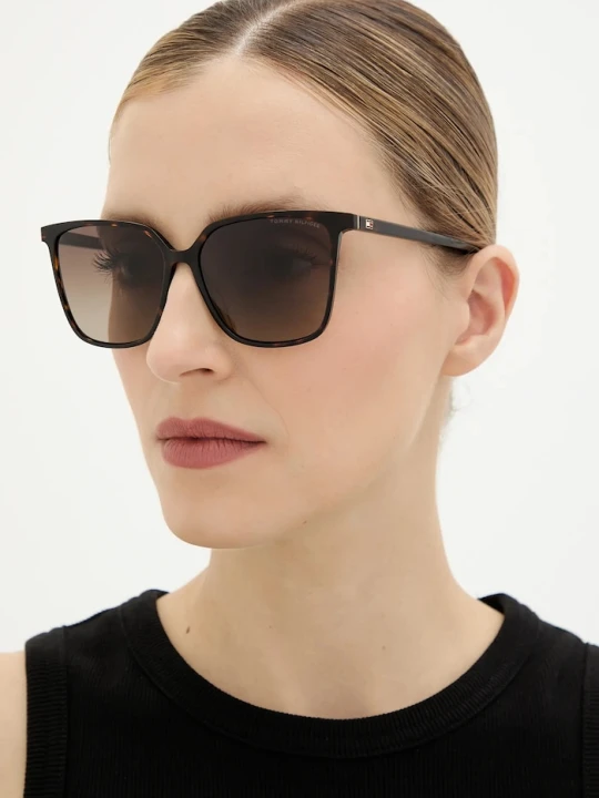 Zdjęcie produktu Tommy Hilfiger okulary przeciwsłoneczne damskie brązowy