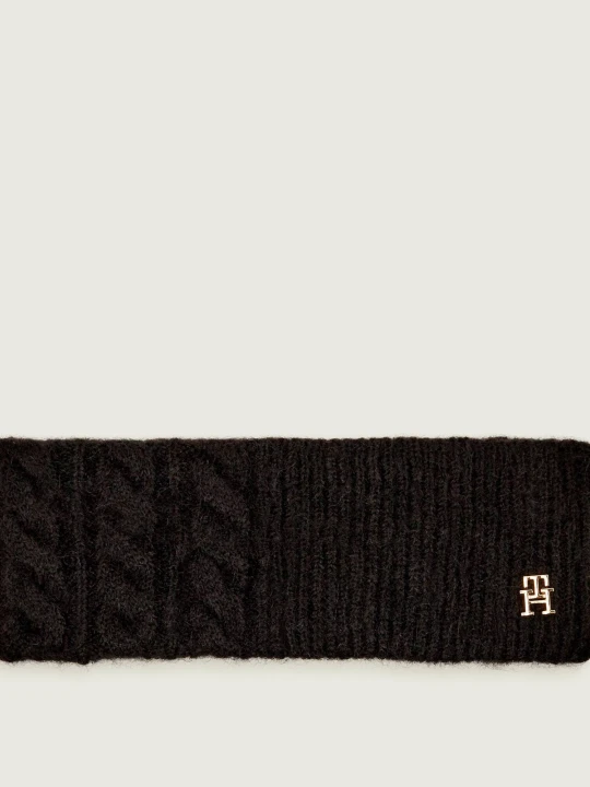 Zdjęcie produktu Tommy Hilfiger Opaska CHIC | z dodatkiem wełny czarny