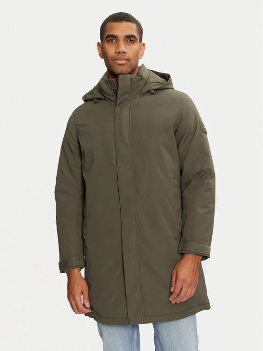 Zdjęcie produktu Tommy Hilfiger Parka MW0MW37369 Zielony Regular Fit