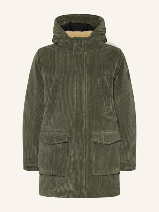 Zdjęcie produktu Tommy Hilfiger Parka Sztruksowa gruen OLIWKOWY