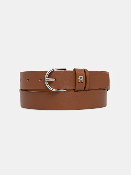 Zdjęcie produktu Tommy Hilfiger pasek damski skórzany brązowy