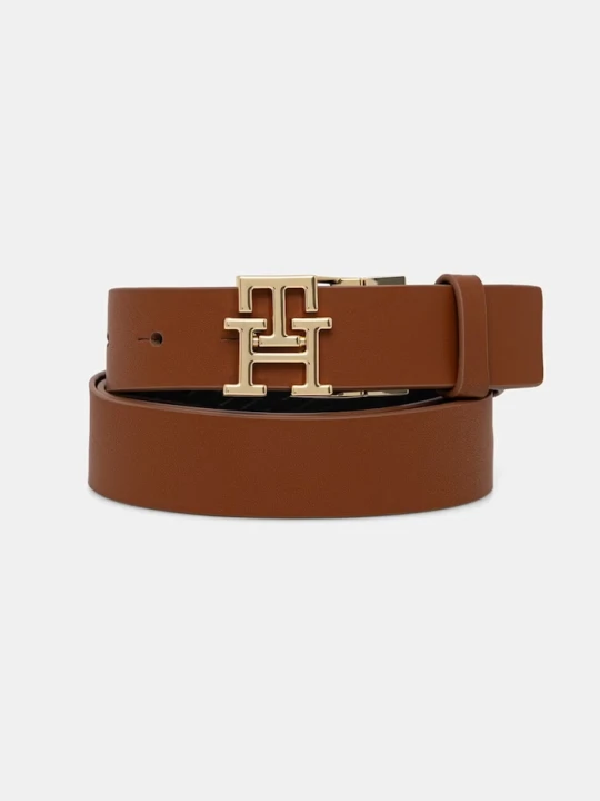 Zdjęcie produktu Tommy Hilfiger pasek dwustronny damski skórzany brązowy