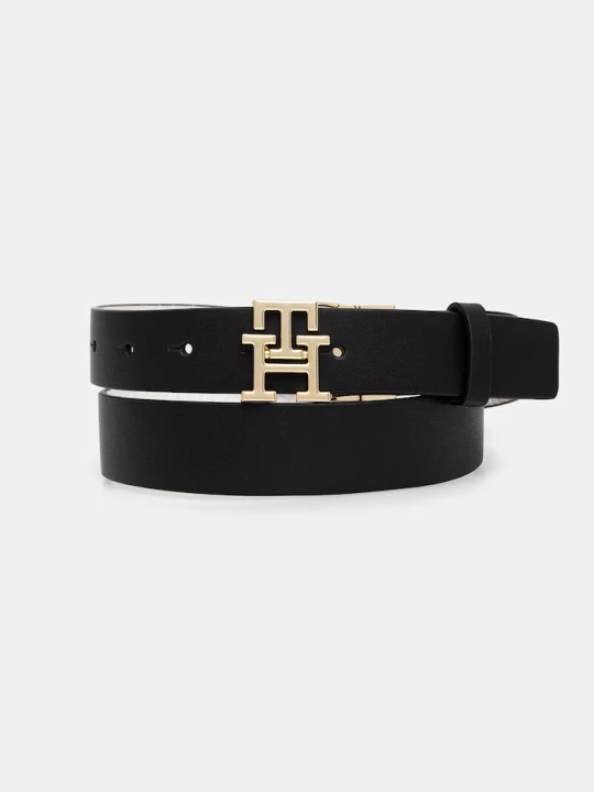 Zdjęcie produktu Tommy Hilfiger pasek dwustronny damski skórzany czarny