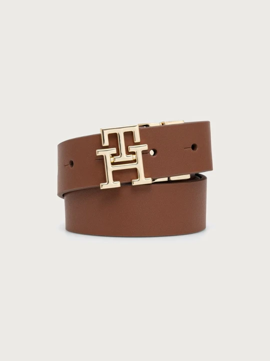 Zdjęcie produktu Tommy Hilfiger pasek dwustronny damski skórzany brązowy