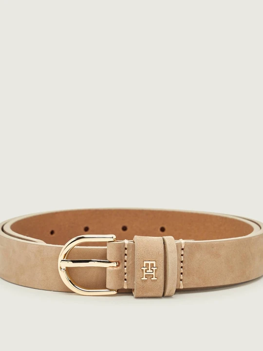 Zdjęcie produktu Tommy Hilfiger Pasek ESSENTIAL | zamsz beżowy