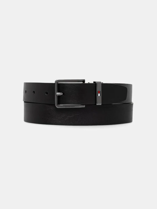 Zdjęcie produktu Tommy Hilfiger pasek męski skórzany czarny