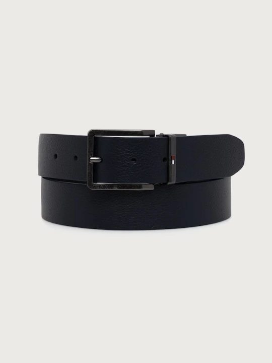 Zdjęcie produktu Tommy Hilfiger pasek męski skórzany granatowy