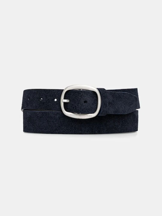 Zdjęcie produktu Tommy Hilfiger pasek męski zamszowy granatowy