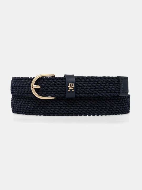 Zdjęcie produktu Tommy Hilfiger pasek pleciony damski granatowy