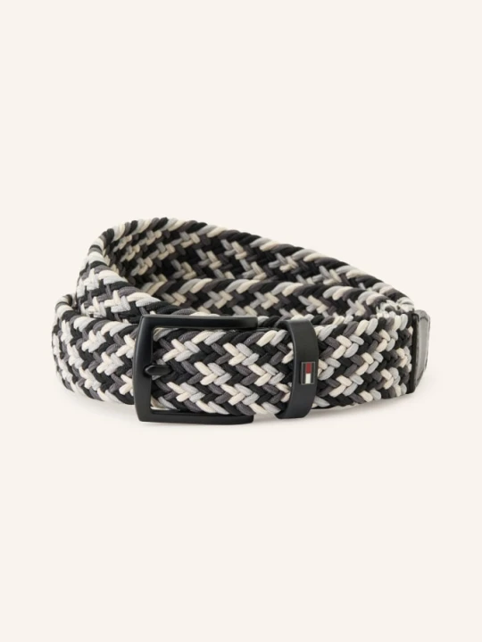 Zdjęcie produktu Tommy Hilfiger Pasek Pleciony schwarz czarny