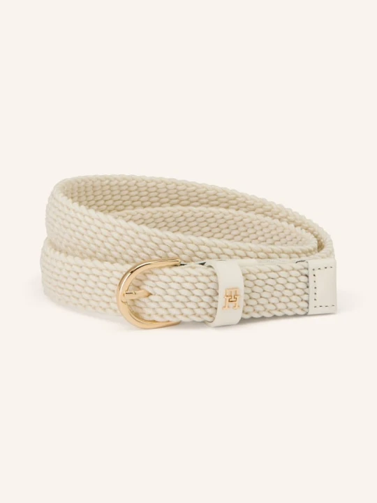 Zdjęcie produktu Tommy Hilfiger Pasek Pleciony weiss biały