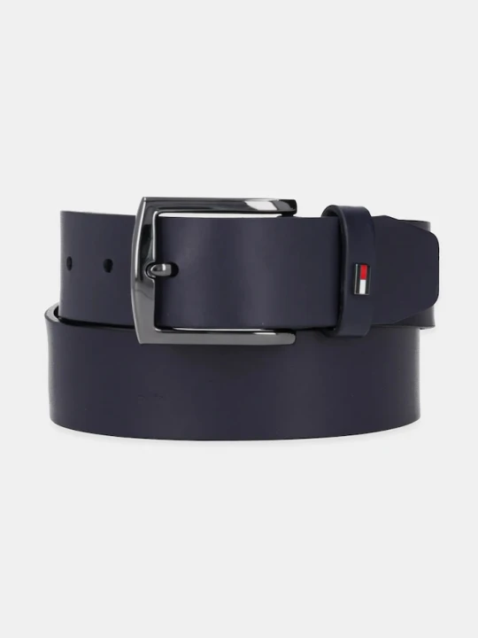 Zdjęcie produktu Tommy Hilfiger pasek męski skórzany granatowy