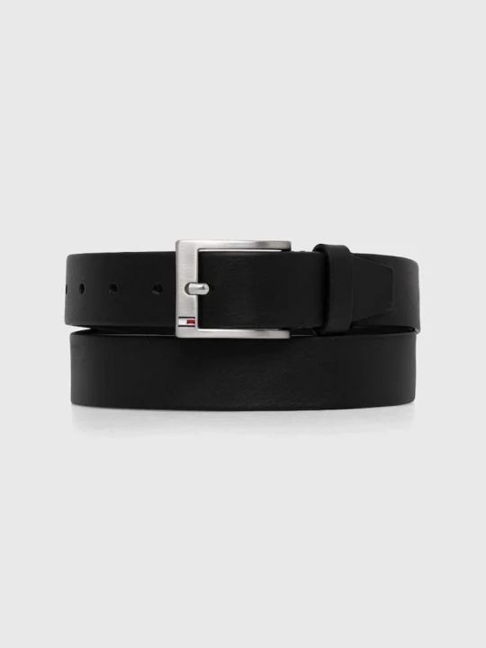 Zdjęcie produktu Tommy Hilfiger pasek skórzany czarny