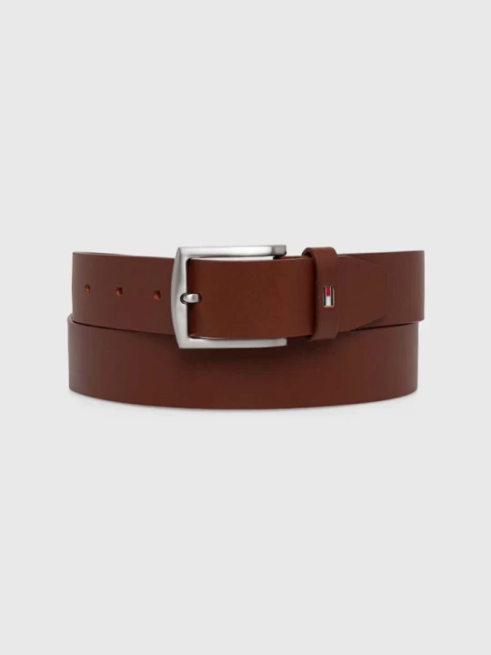 Zdjęcie produktu Tommy Hilfiger pasek skórzany brązowy