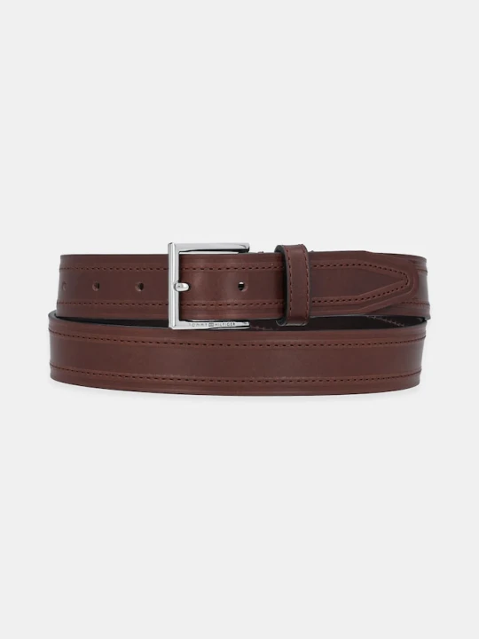 Zdjęcie produktu Tommy Hilfiger pasek skórzany brązowy