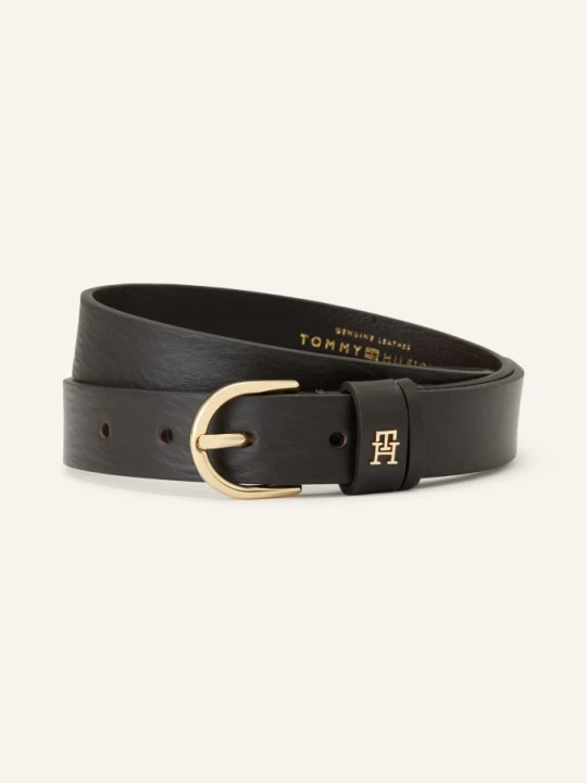 Zdjęcie produktu Tommy Hilfiger Pasek Skórzany braun CIEMNOBRĄZOWY