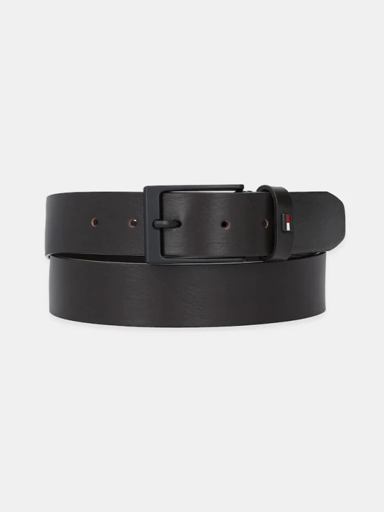 Zdjęcie produktu Tommy Hilfiger pasek skórzany brązowy