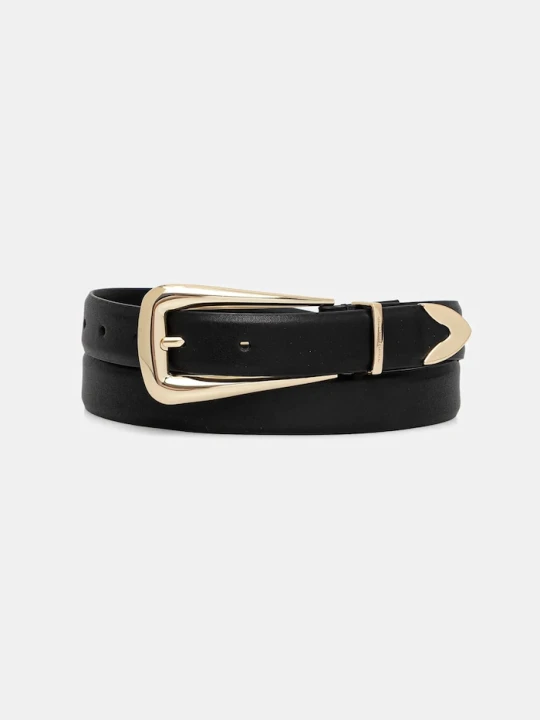 Zdjęcie produktu Tommy Hilfiger pasek skórzany czarny